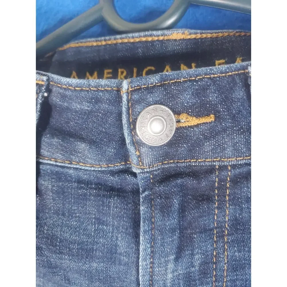 American Eagle Ne(x)t Level Flex Skinny Distressed Women's Denim Jeans Size 28 - Picture 7 of 16